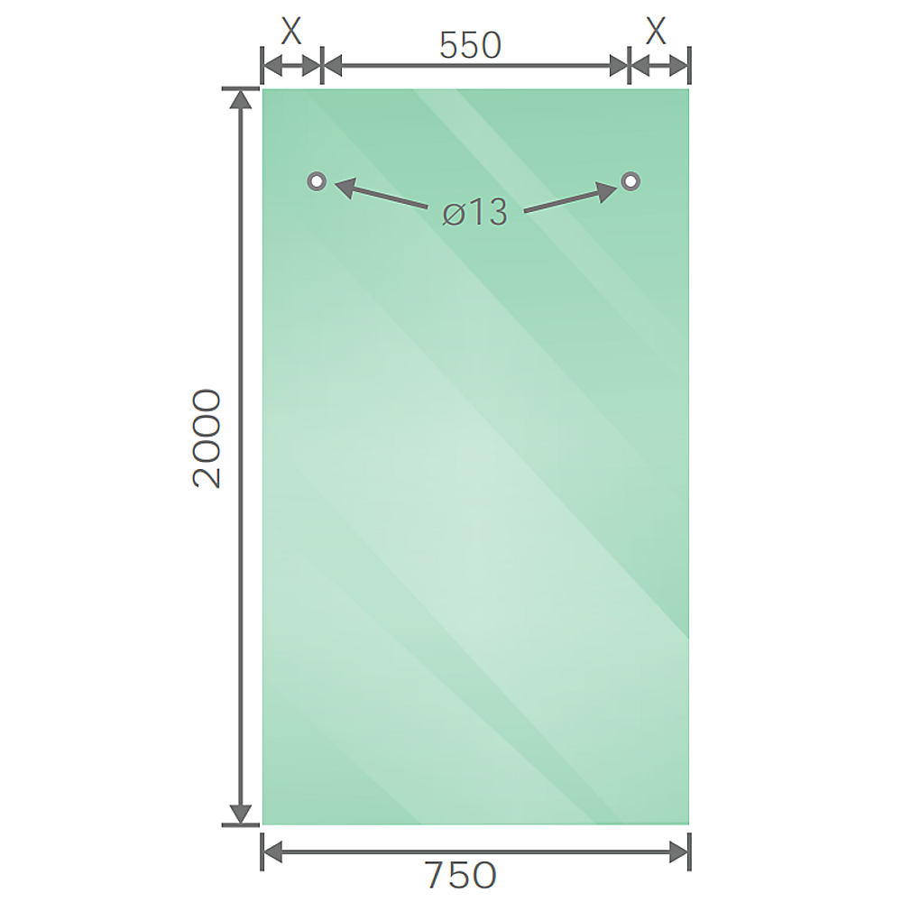 150x100cm Frameless Glass Sliding Corner Shower with Black Rail and Hardware 5