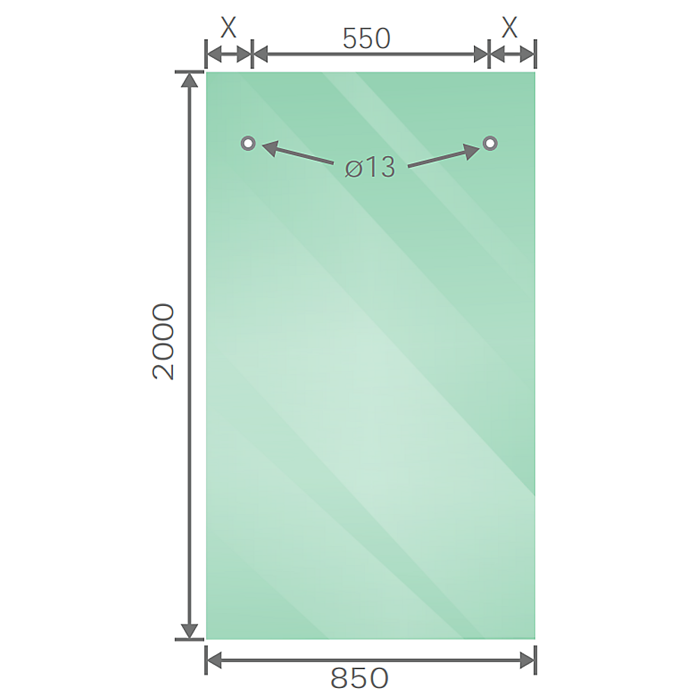 160x80cm Frameless Glass Sliding Corner Shower with Black Rail and Hardware 5