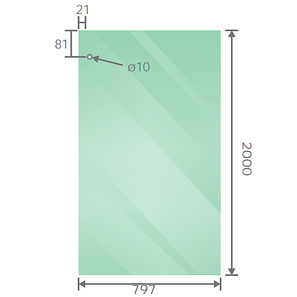 160x80cm Frameless Glass Sliding Corner Shower with Black Rail and Hardware 7