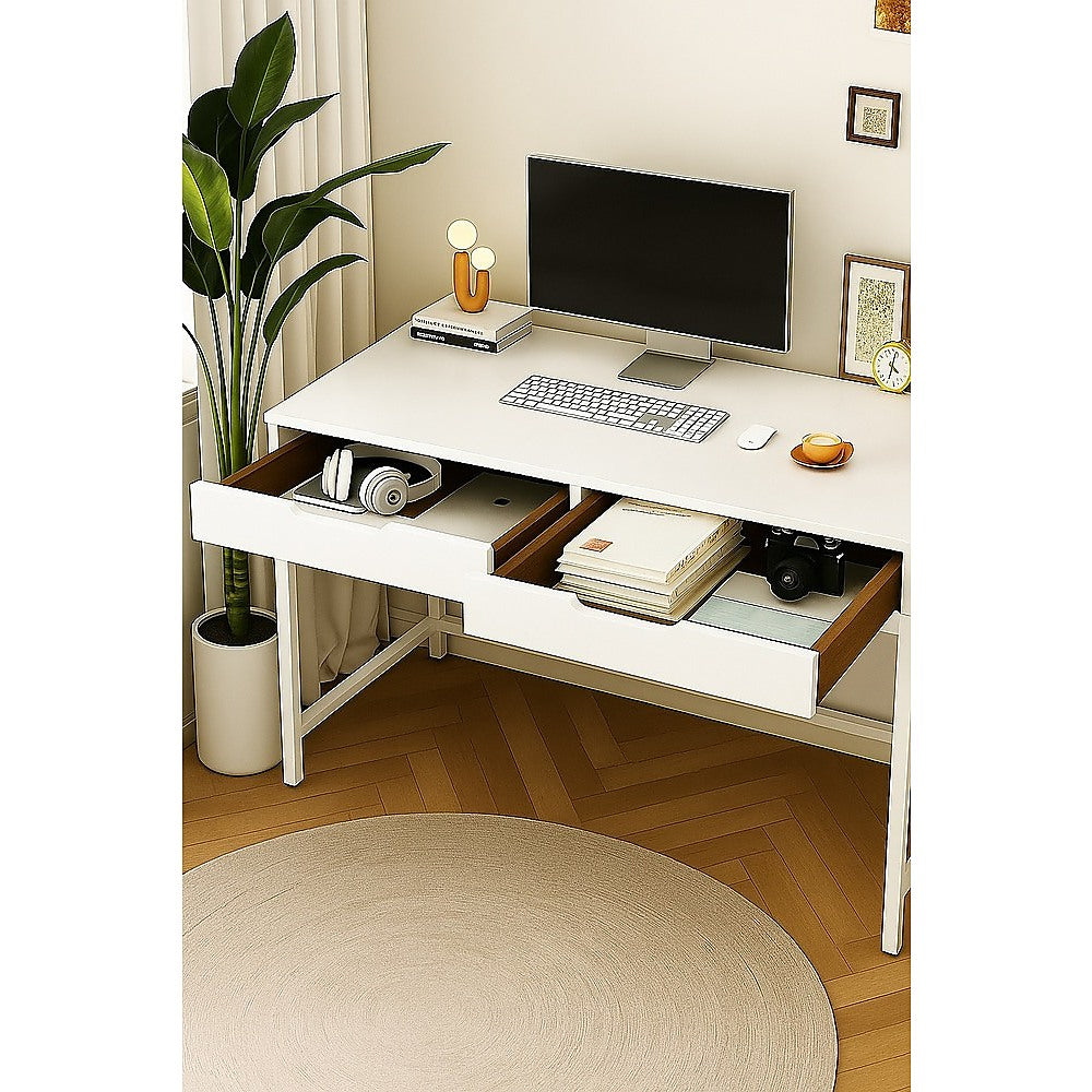 White Computer Desk PC Laptop Table Gaming Desk Home Office Study Furniture 3