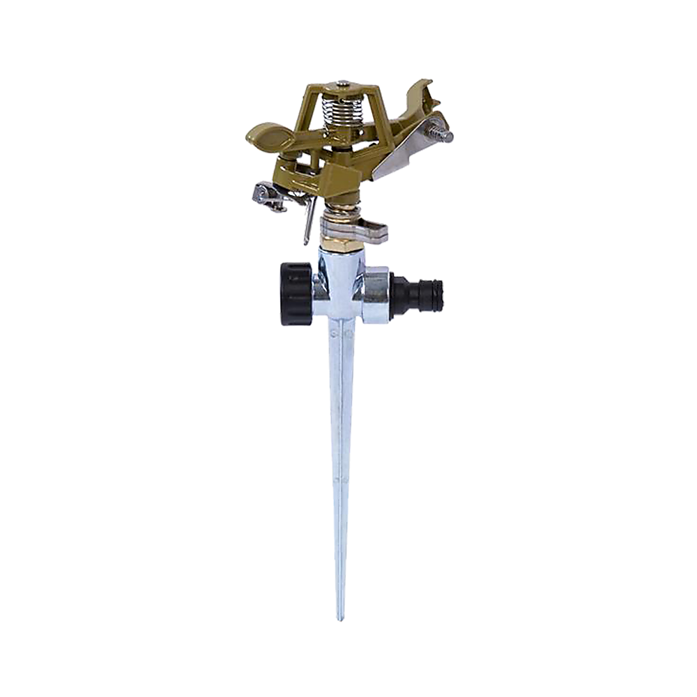 Easy to Install Irrigation Sprinkler 360 Degree Rotating Sprinkler Gun Zinc Alloy Adjustable Rocker Sprinkler 6