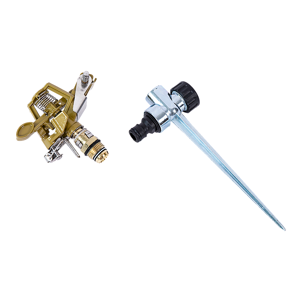 Easy to Install Irrigation Sprinkler 360 Degree Rotating Sprinkler Gun Zinc Alloy Adjustable Rocker Sprinkler 7