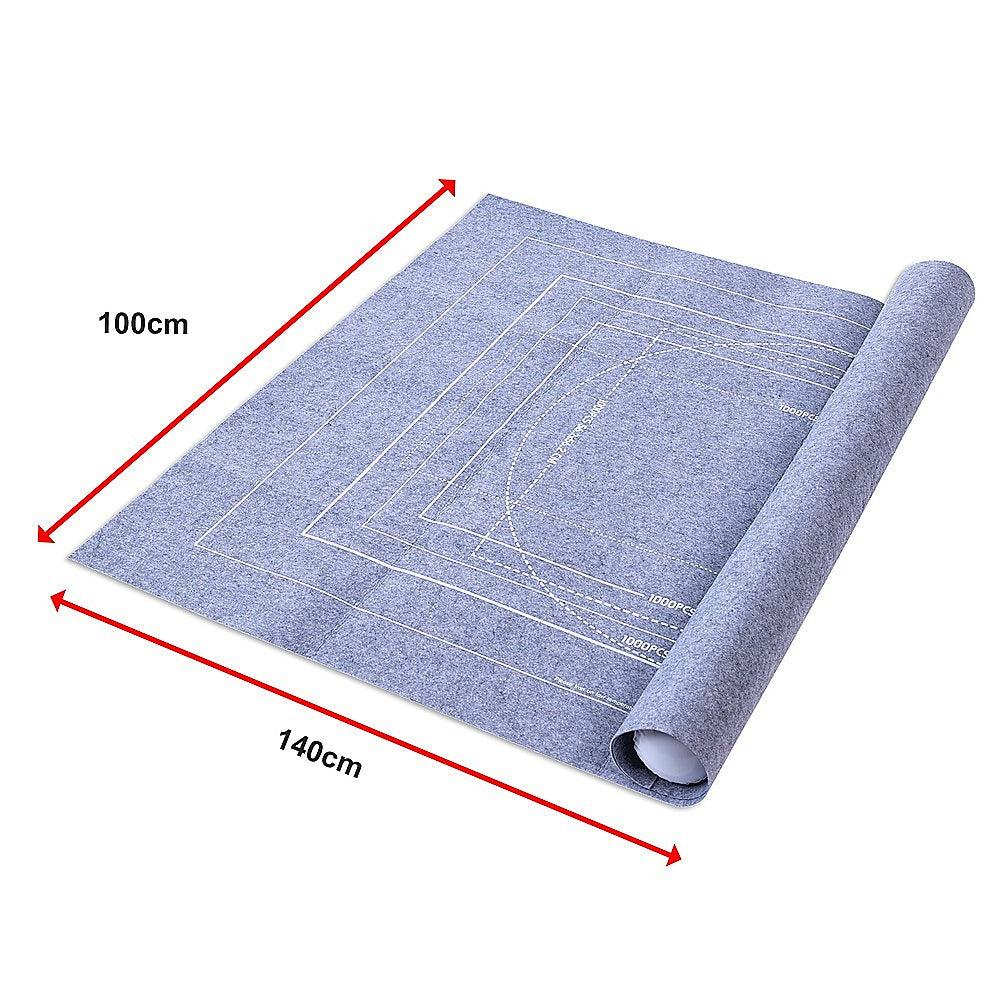 Puzzles Rollers 2 Sets Table Jigsaw Puzzles Felt Mat Board Inflator Puzzle Blanket 13