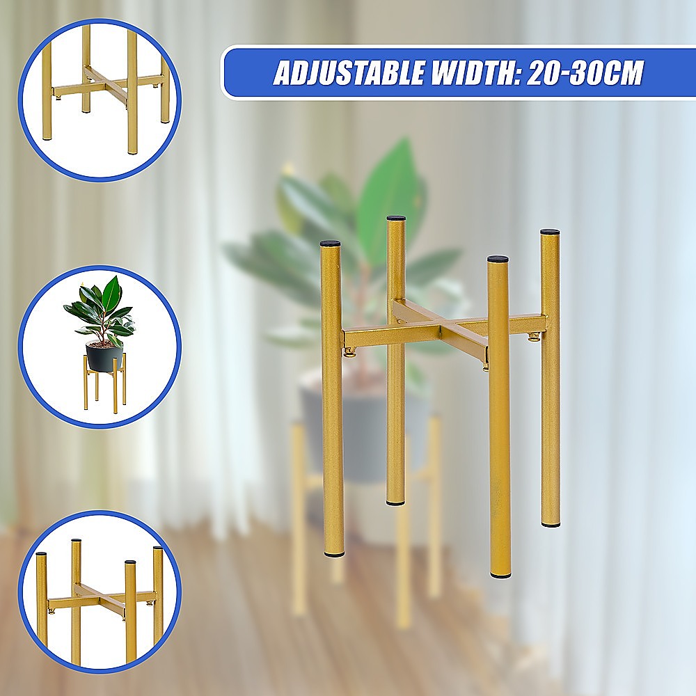 Metal Plant Stand Adjustable Indoor 9