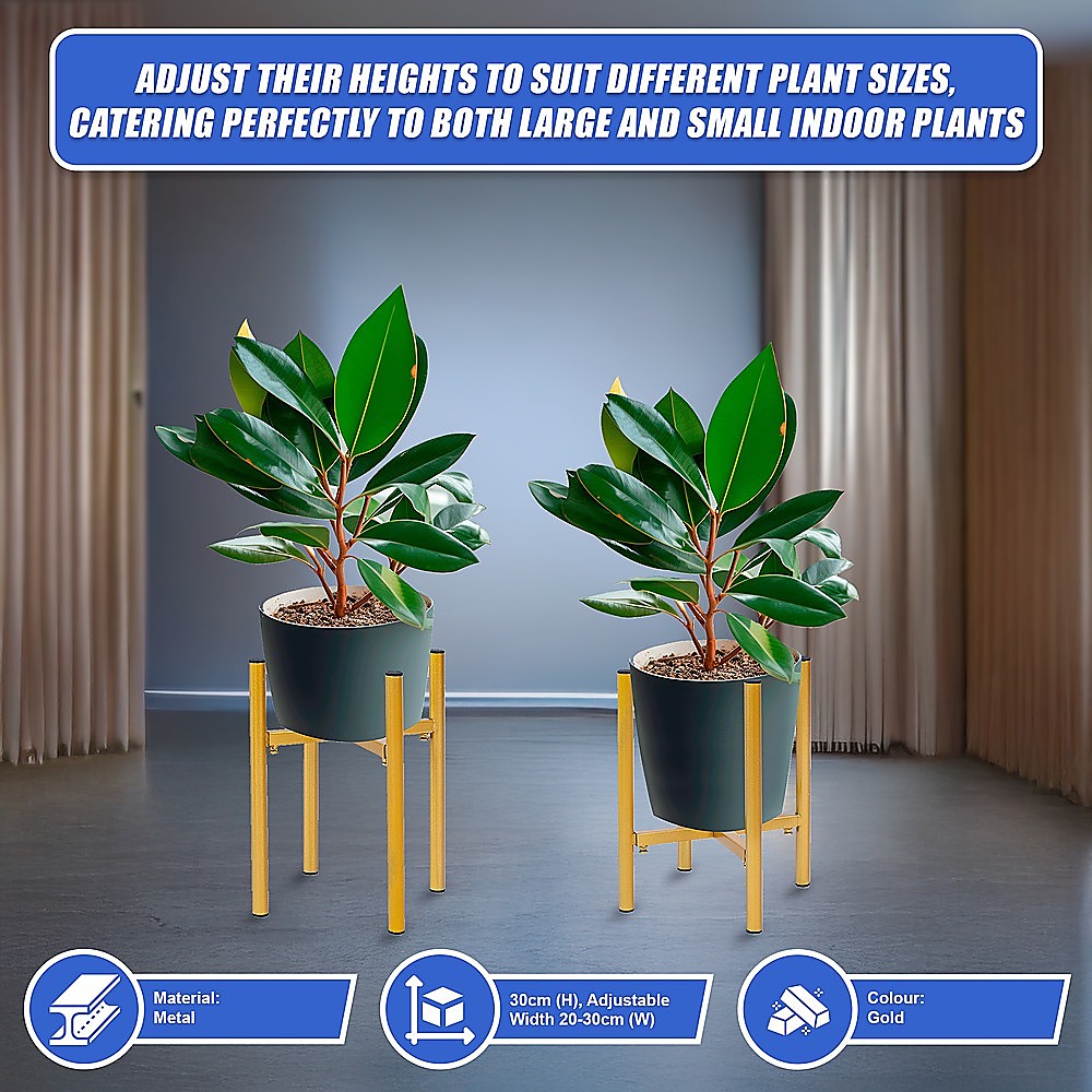 Metal Plant Stand Adjustable Indoor 10