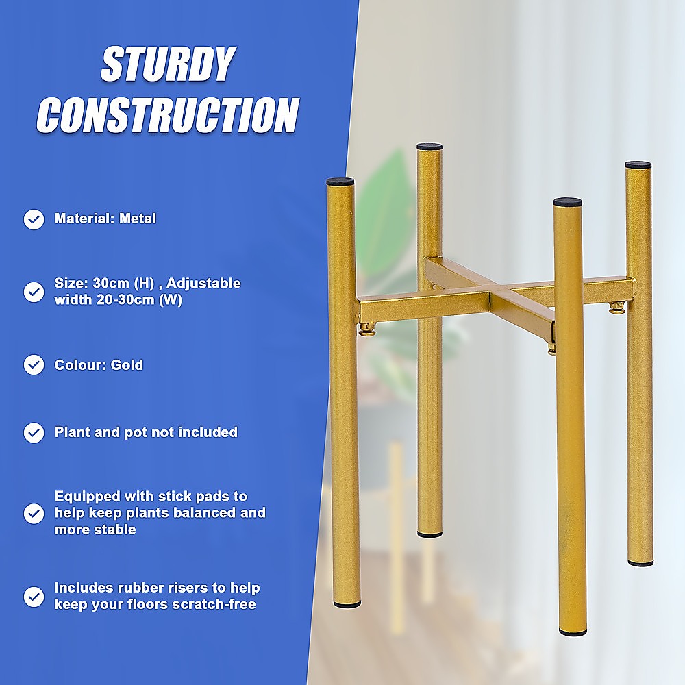 Metal Plant Stand Adjustable Indoor 11