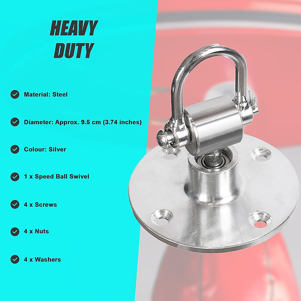 Heavy Duty Boxing Swivel Steel Punch Bag Bearing MMA Speed 10