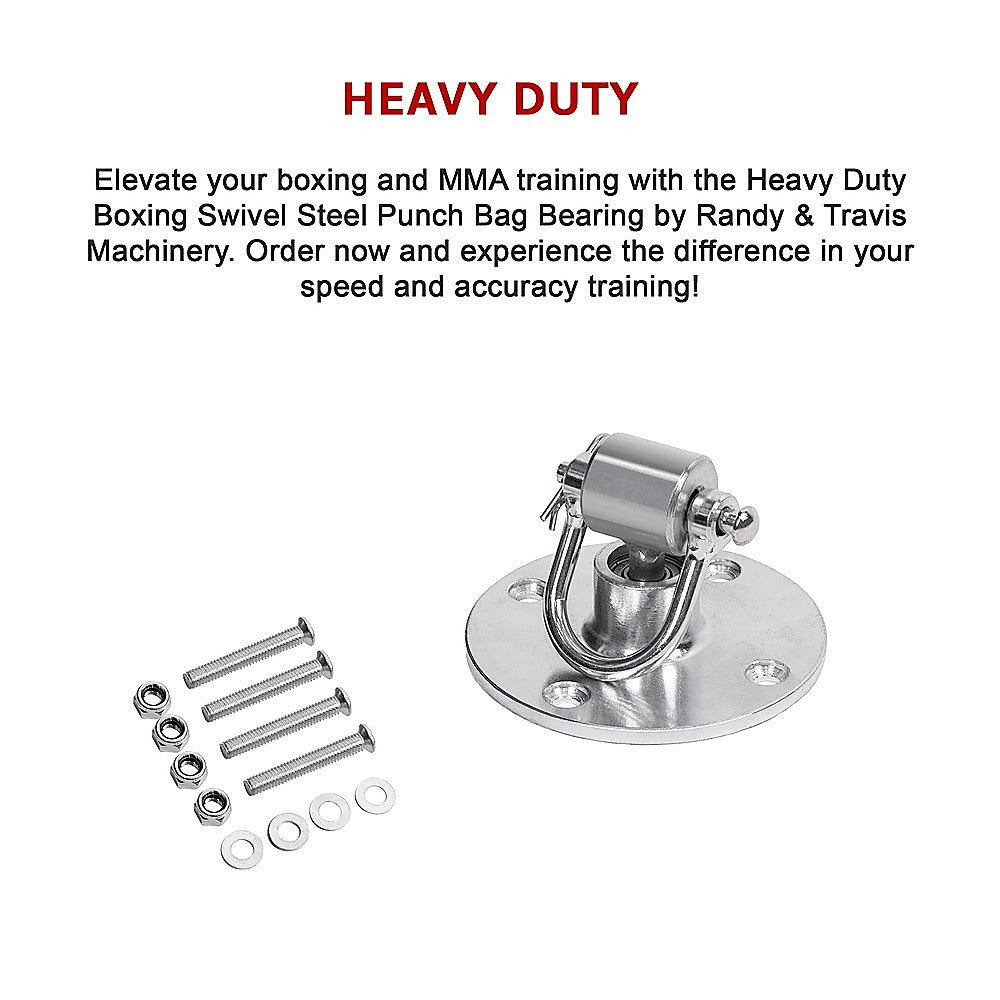 Heavy Duty Boxing Swivel Steel Punch Bag Bearing MMA Speed 11
