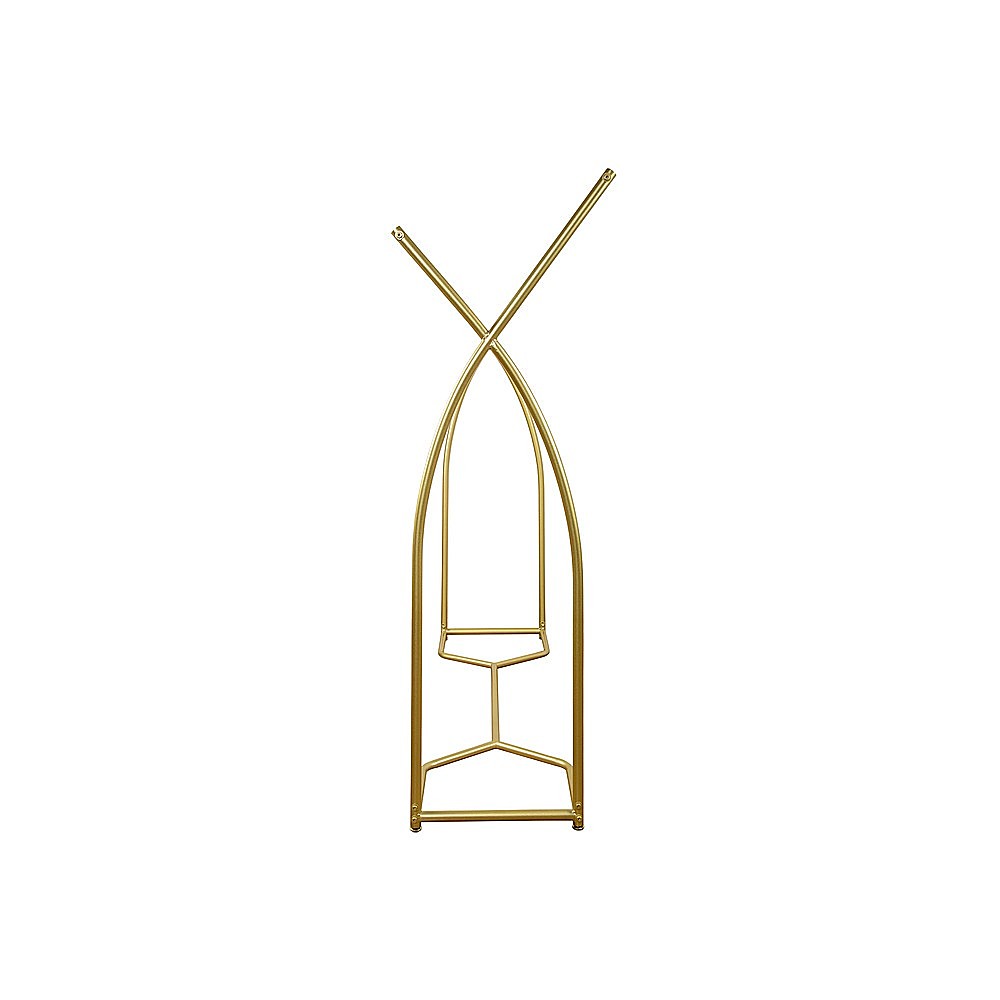 Commercial Clothing Garment Rack Retail Shop in Gold 4