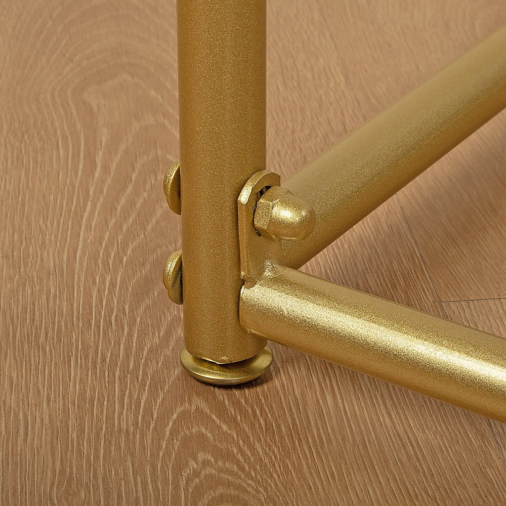 Commercial Clothing Garment Rack Retail Shop in Gold 8