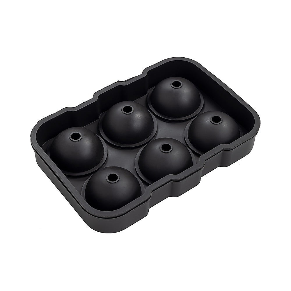 2x Ice Cube Tray Ball Mould Cube Silicone For Whisky Cocktails 5