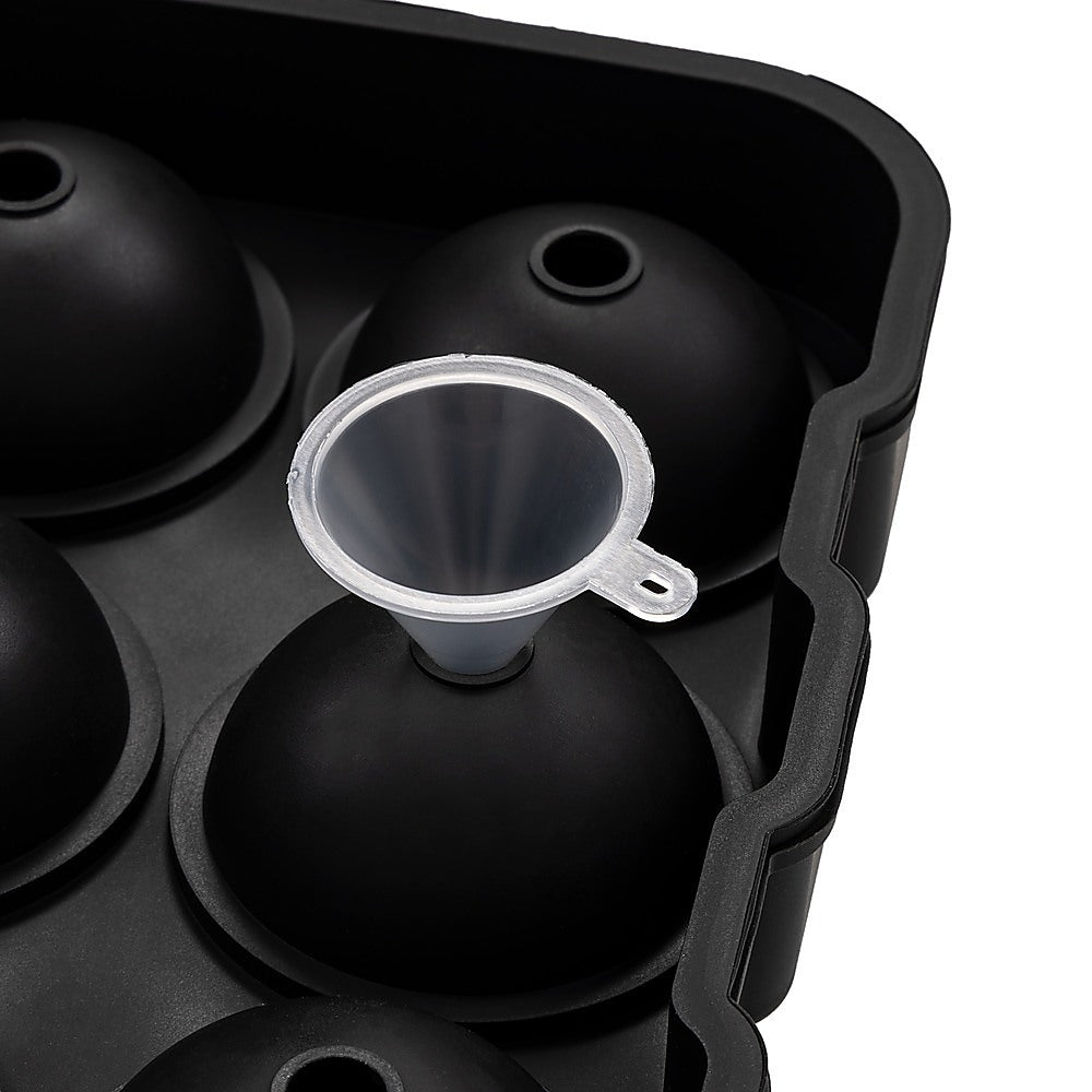 2x Ice Cube Tray Ball Mould Cube Silicone For Whisky Cocktails 9