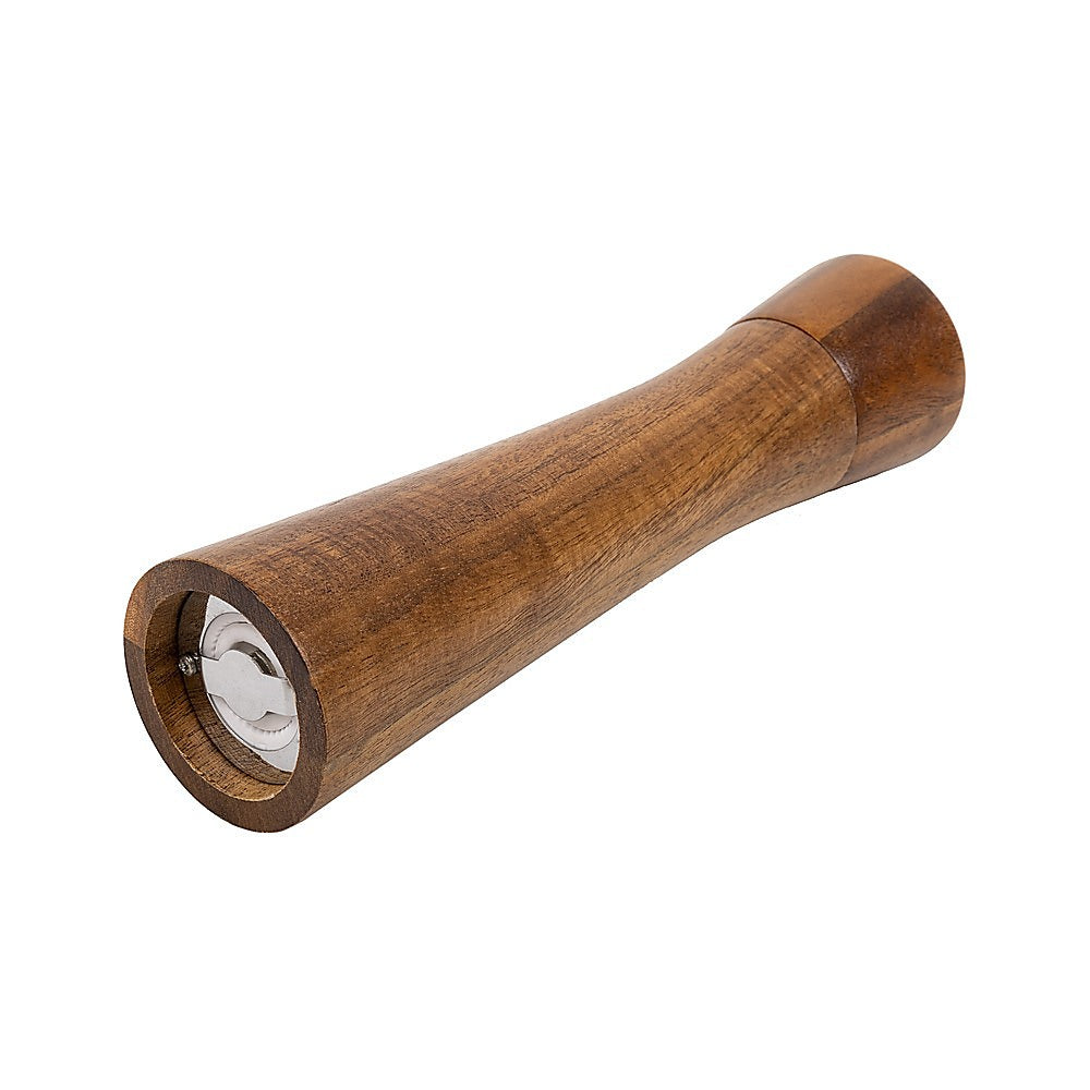 8" Wooden Salt and Pepper Grinder Adjustable Manual Wood Ceramic Core 4