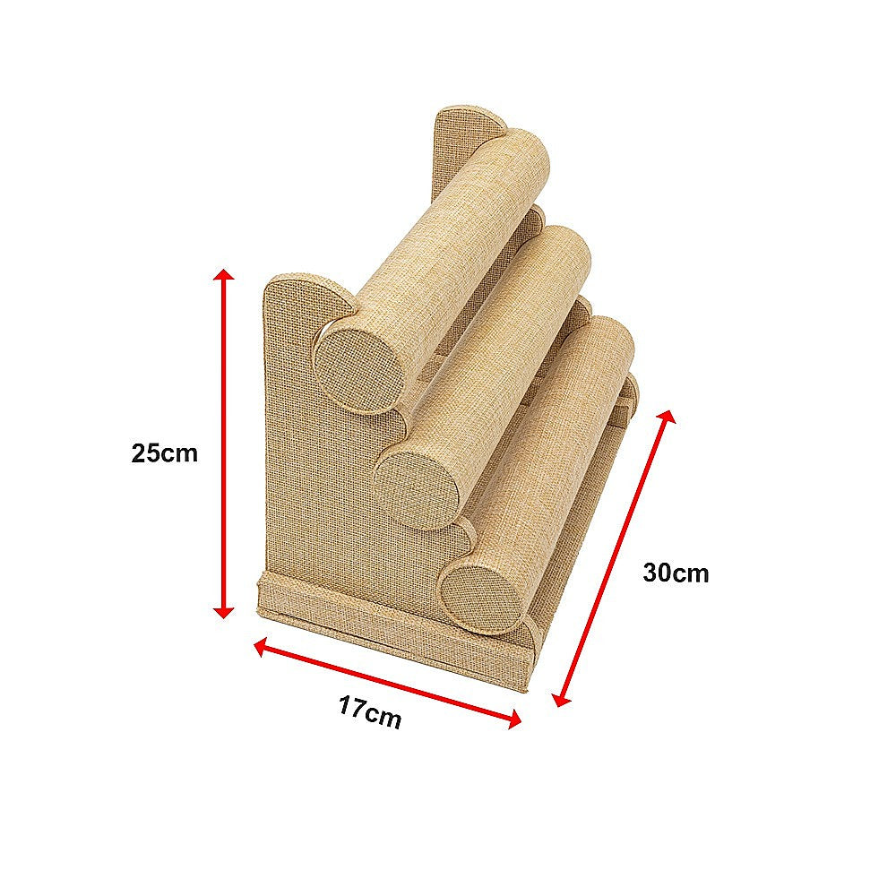 3-Tier Triple Bar Jewellery Display Rack 11