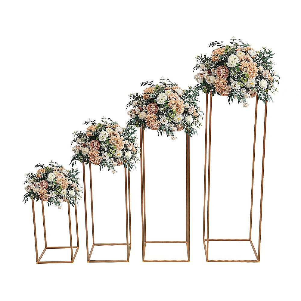 Rose Gold Metal Flower Stand 4