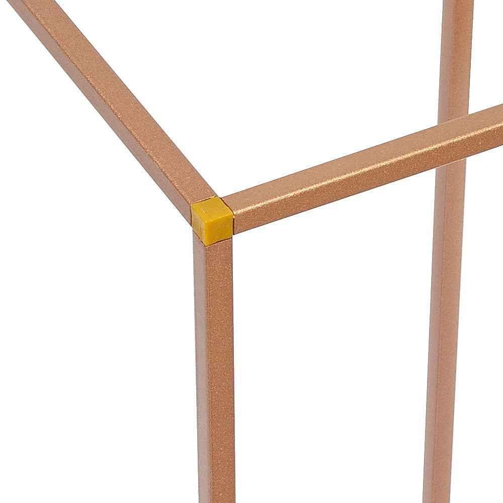 Rose Gold Metal Flower Stand 8