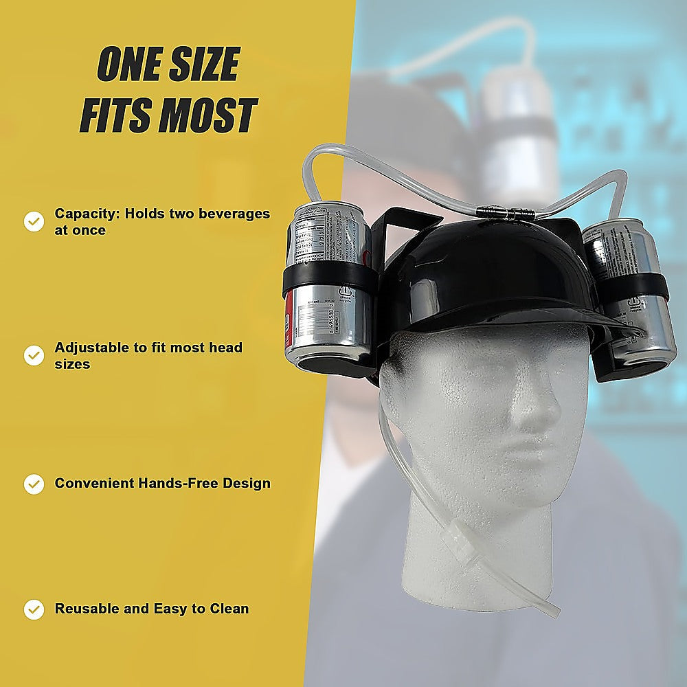 Novelty Drinking Helmet Beer Hat Bucks Hens Soda Holder Party 9