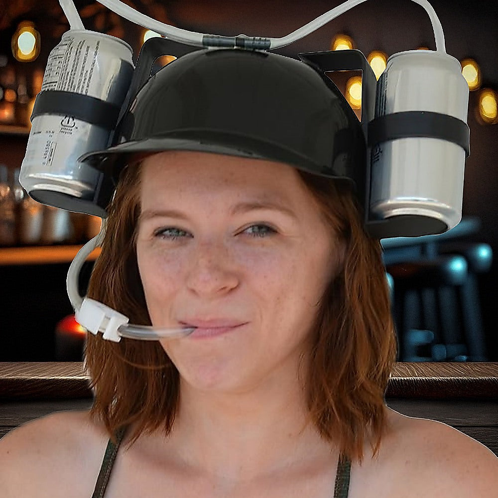 Novelty Drinking Helmet Beer Hat Bucks Hens Soda Holder Party 4