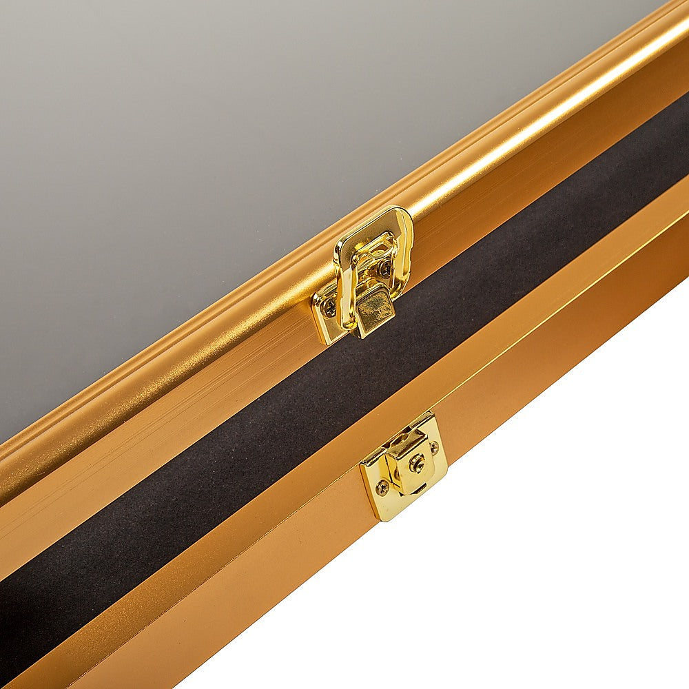 Wall Display/Case Lockable Rack 80cm Football Basketball Jersey Storage Box in Gold 6