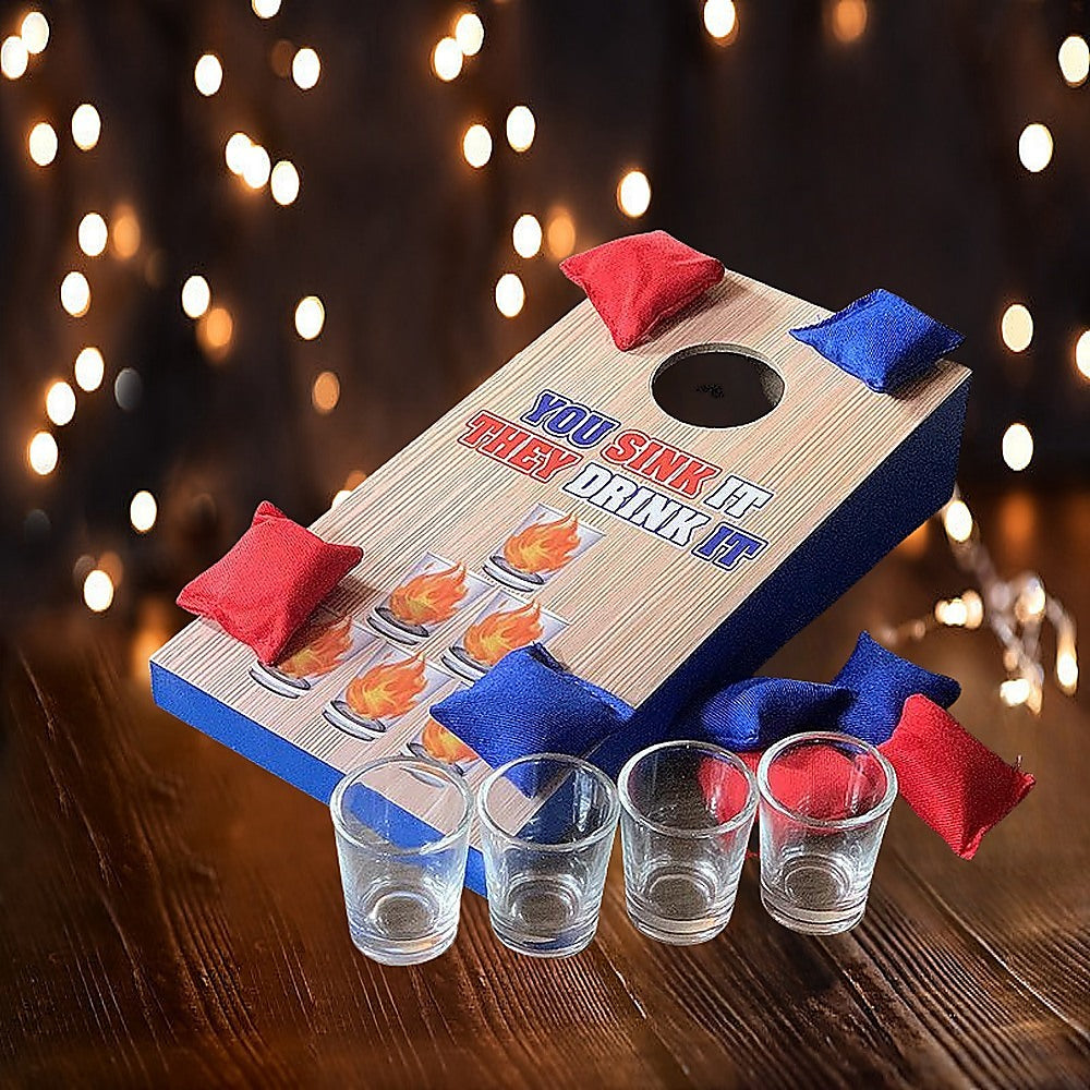 Cornhole Toss Portable Entertainment for Buck Hens Parties 2