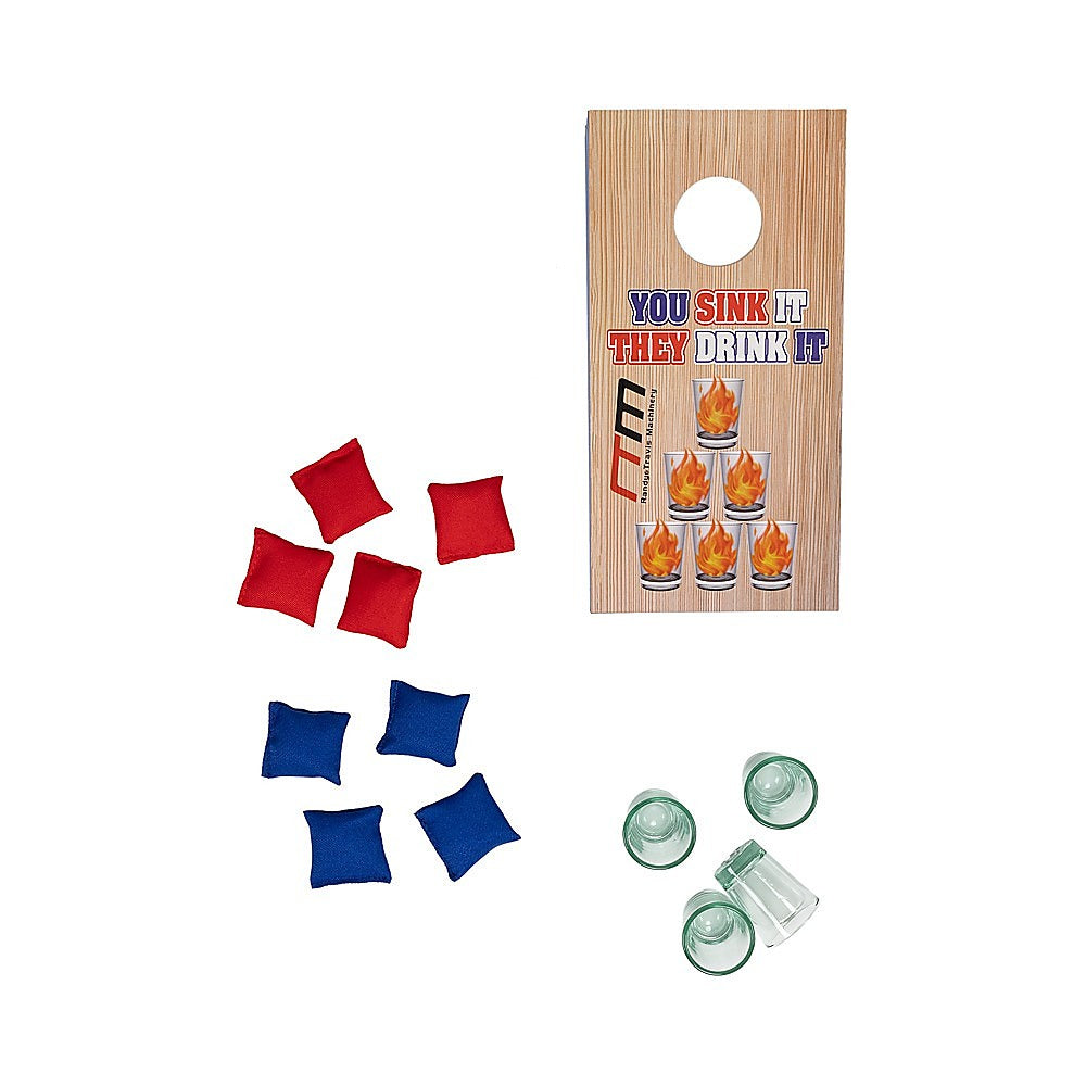 Cornhole Toss Portable Entertainment for Buck Hens Parties 7
