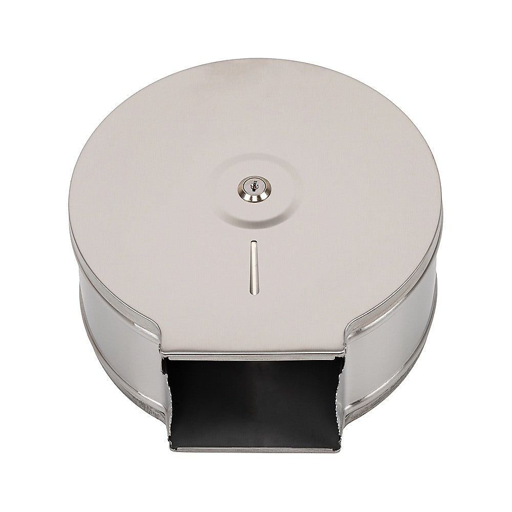 Toilet Paper Towel Dispenser Brushed Stainless Steel Wall-Mounted Bathroom Tissue 4