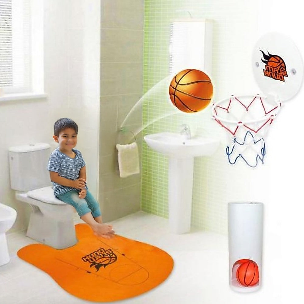 Basketball Game Toilet Bathroom Loo Entertainment Gift 2