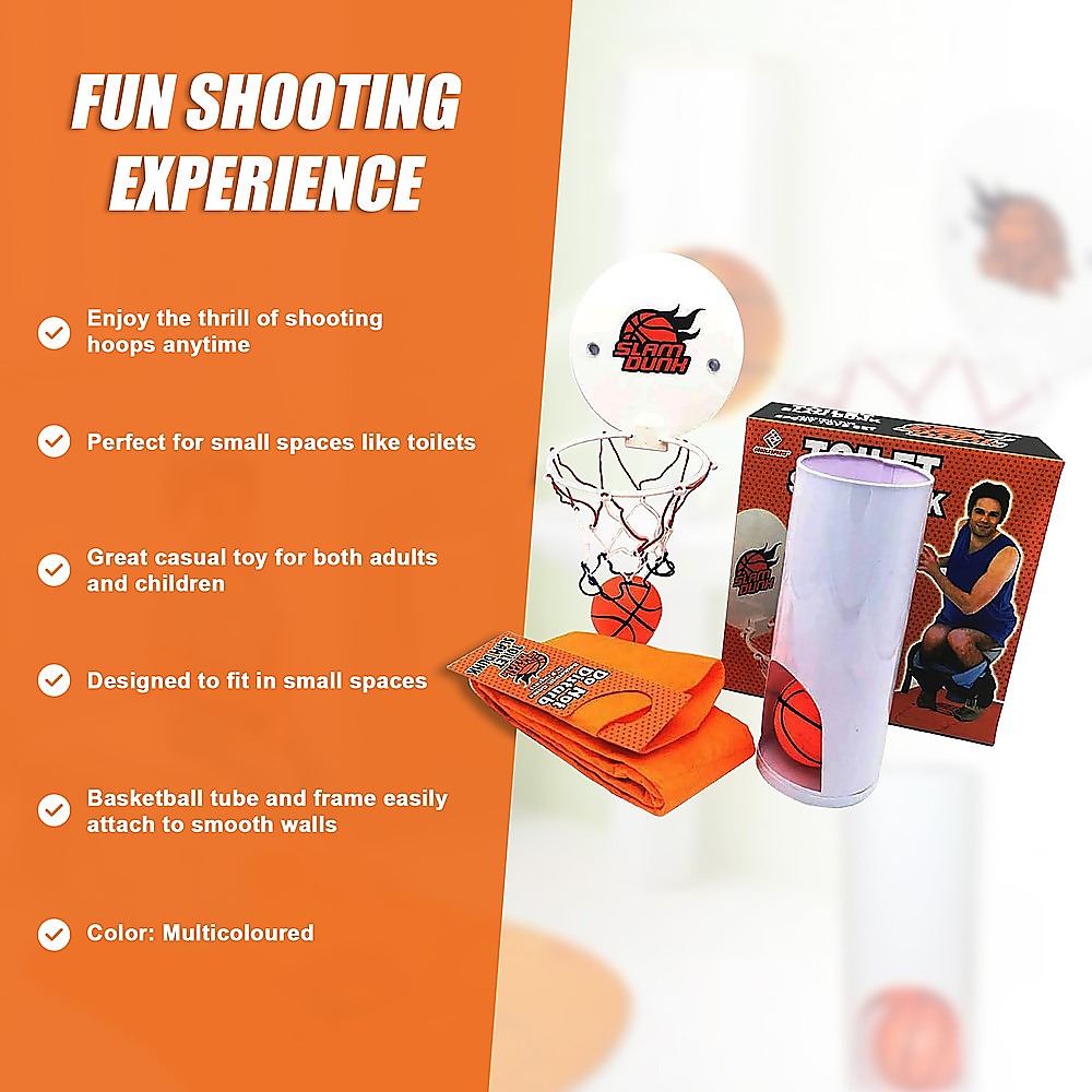 Basketball Game Toilet Bathroom Loo Entertainment Gift 8