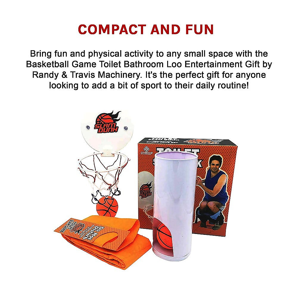 Basketball Game Toilet Bathroom Loo Entertainment Gift 10