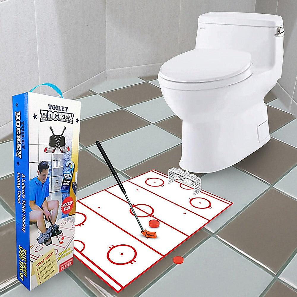 Hockey Game Toilet Bathroom Loo Entertainment Gift 5