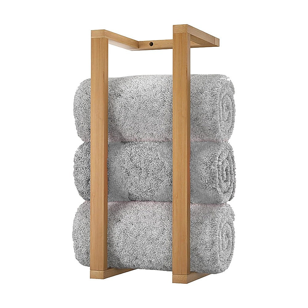 Wall Towel Rack for Rolled Towels Bathroom Storage 4