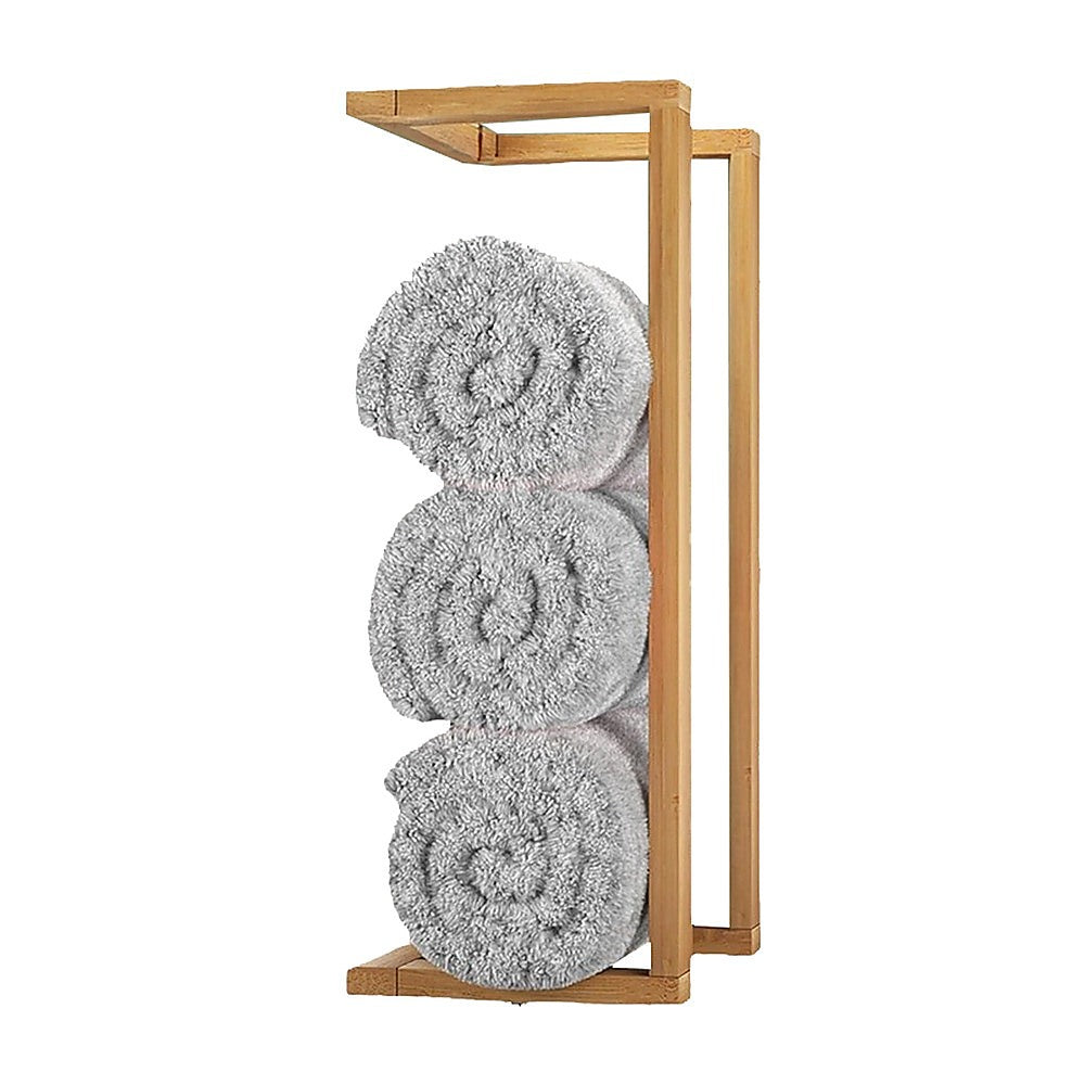 Wall Towel Rack for Rolled Towels Bathroom Storage 6