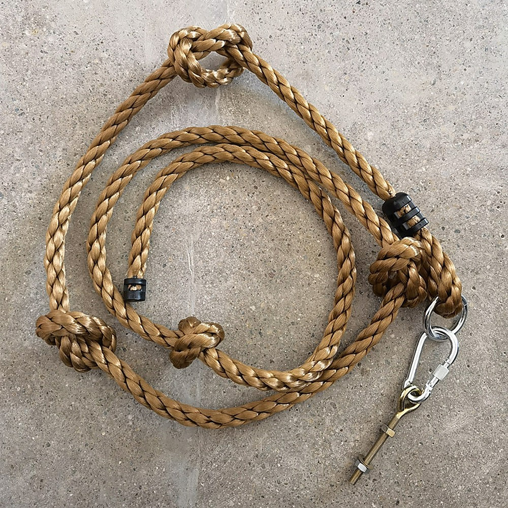 Jungle Gym Rock Climbing Holds Kids Wall Mounting Hardware Knotted Rope 25 Handles Playground 5