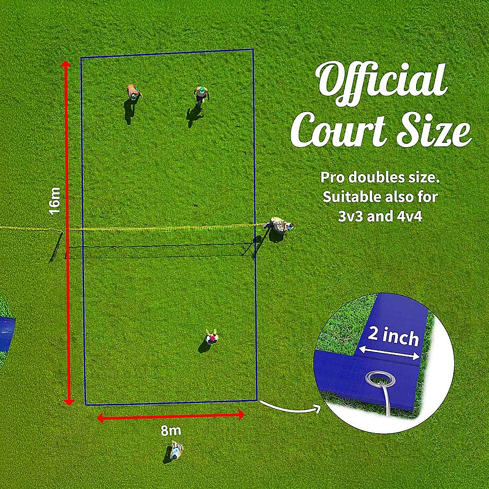 Professional Court Boundary Lines Beach Volleyball Beach Foot Volley Badminton 12