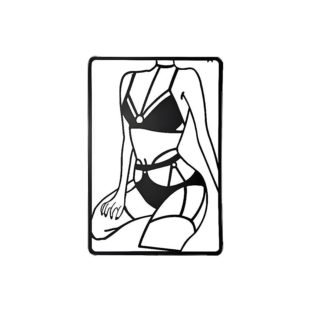 3pc Modern Metal Wall Art Decor Abstract Minimalist Decoration 6