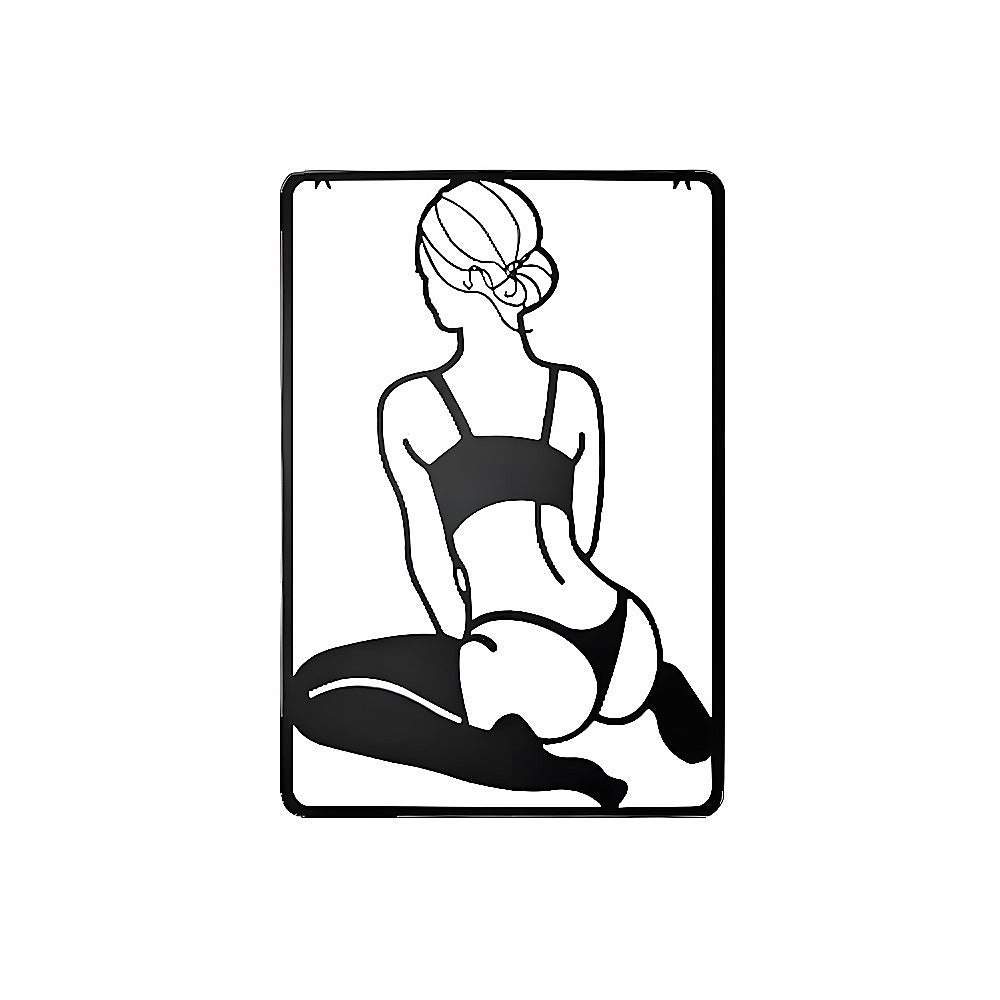 3pc Modern Metal Wall Art Decor Abstract Minimalist Decoration 7