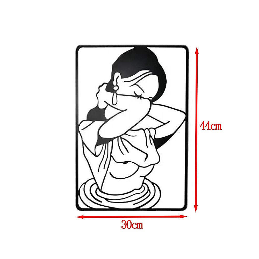 3pc Modern Metal Wall Art Decor Abstract Minimalist Decoration 8