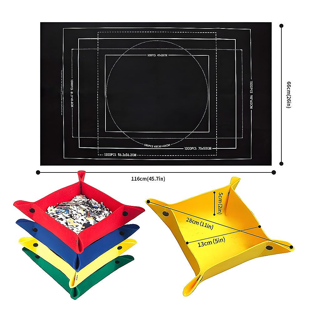 Jigsaw Puzzle Mats 1500pc Storage 12