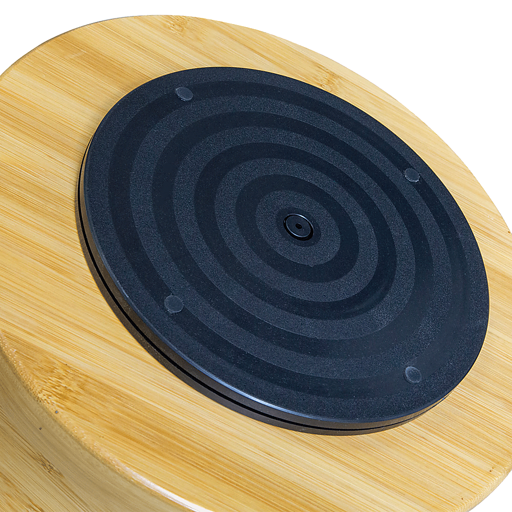 2-Tier Bamboo Lazy Susan Turntable Organizer for Kitchen Counter Cabinet 6