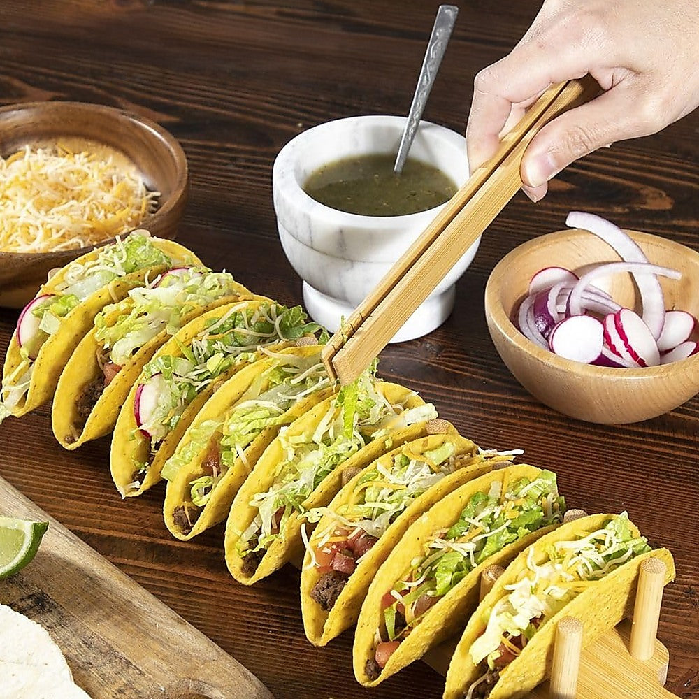 Taco Tray Holder Food Charcuterie Kitchen Gift 4