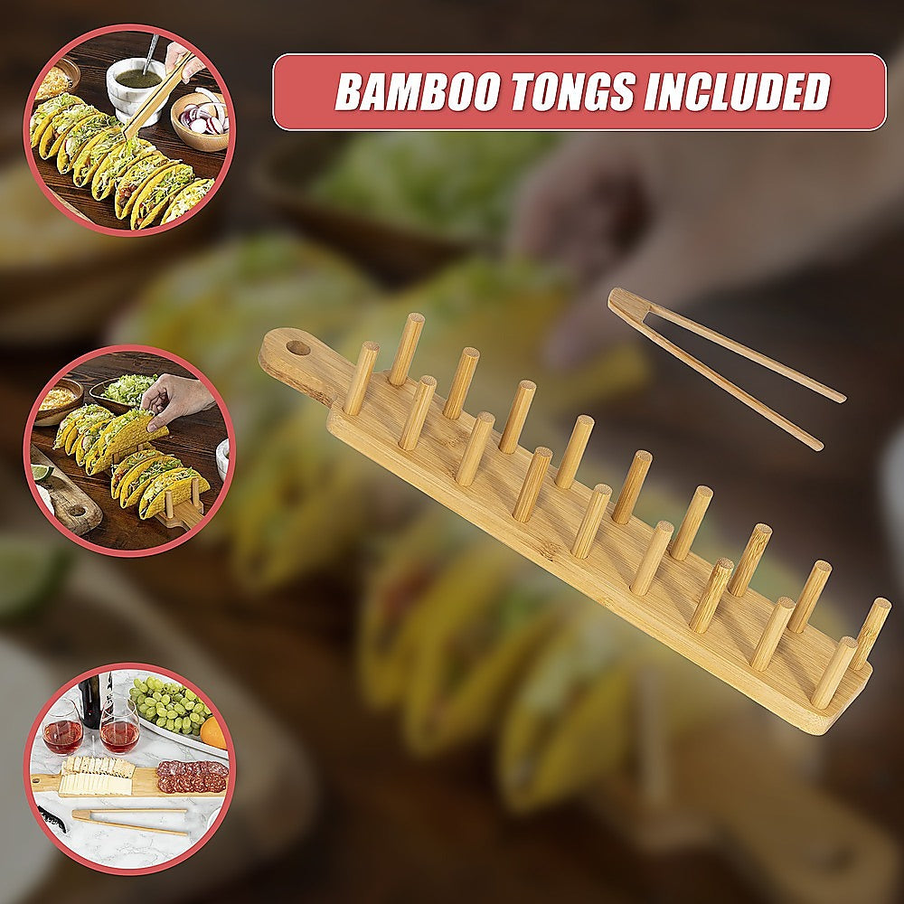 Taco Tray Holder Food Charcuterie Kitchen Gift 7