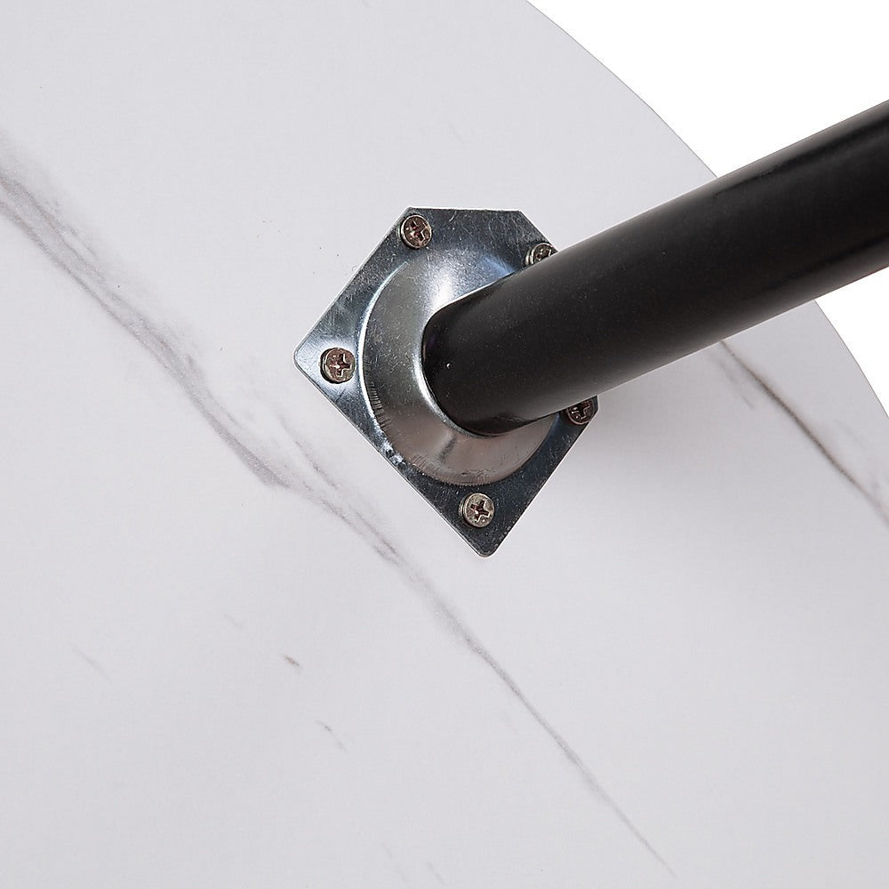 Oval Coffee Table Mid Century Modern Minimalist Display 6