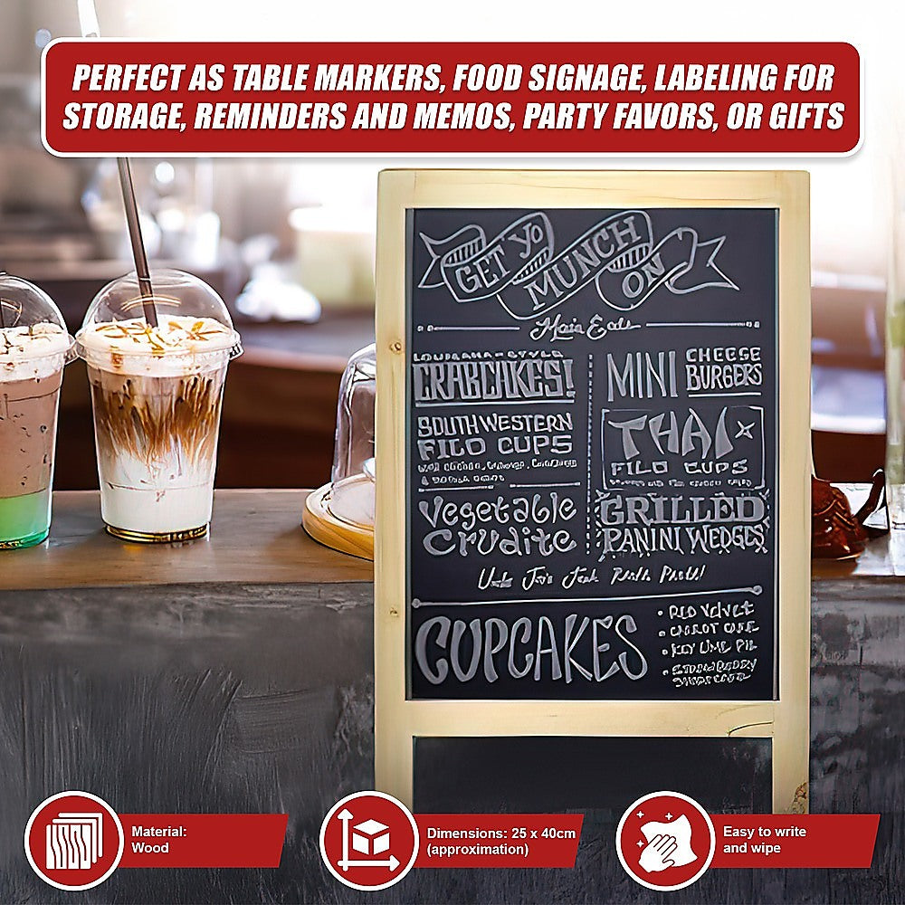 Sidewalk Board Sign Frame Chalkboard Drawing 9