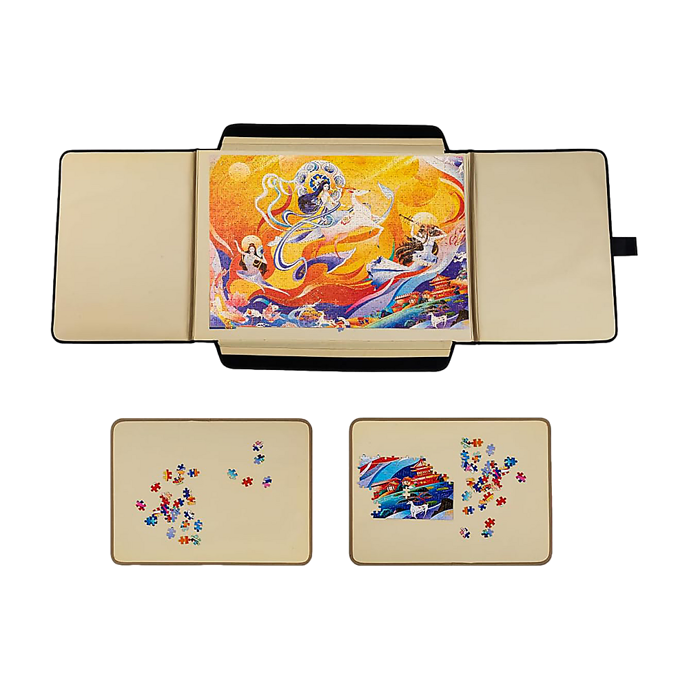 Portable Jigsaw 1000 Pieces Board Puzzle Storage Carry Safe Case Carrier 6