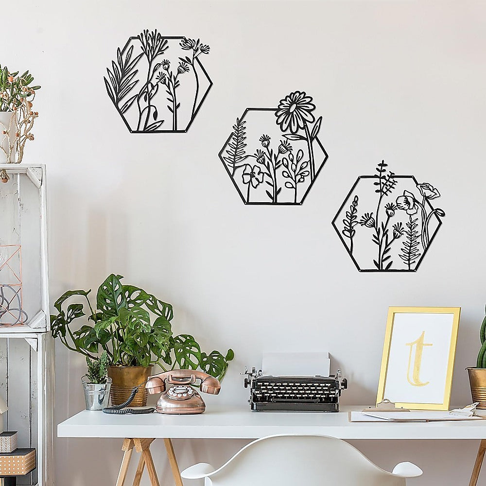 3pc Metal Art Wall Decor 5