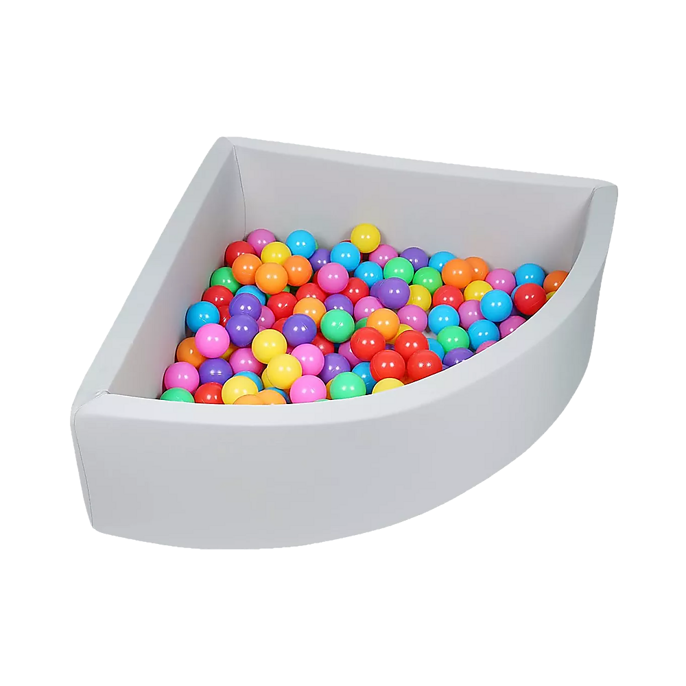 Corner Ball Pit Playpen Enclosure Grey 4