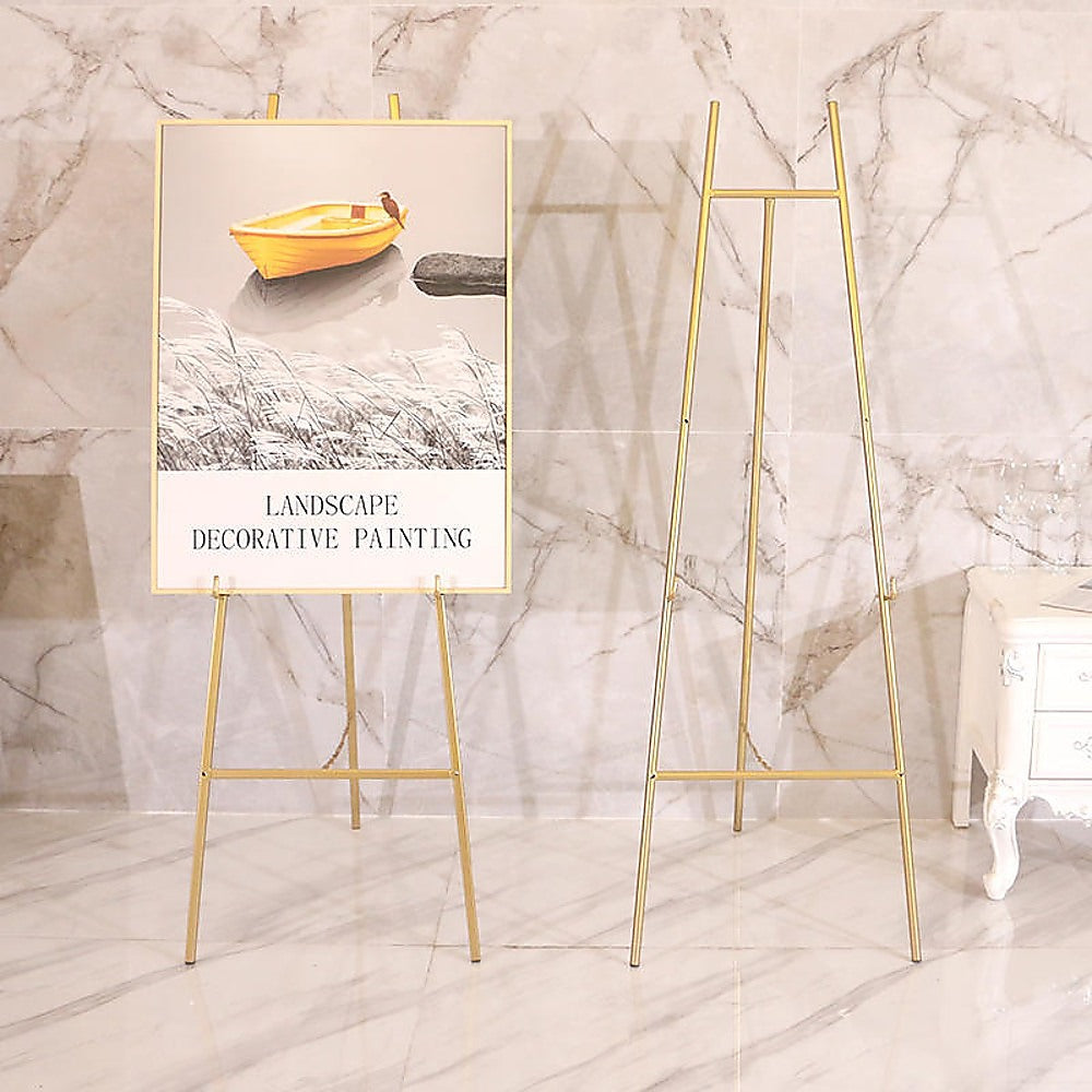 Easel Tripod Metal Painting Wedding Photo Frame Display Bracket Advertising 3