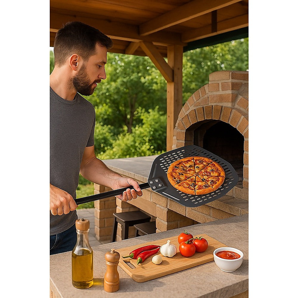 Pizza Paddle Peel Woodfire Outdoor Oven Aluminium 3