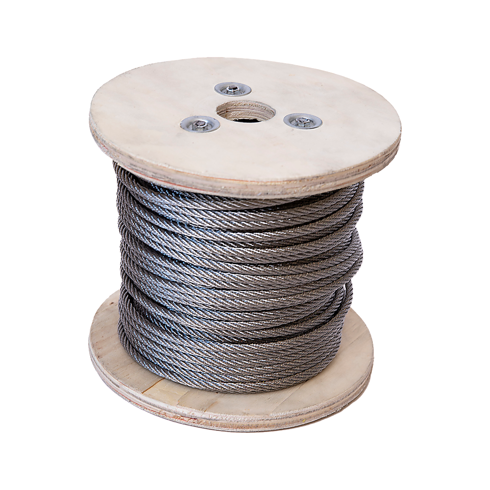 50m Stainless Steel Wire Rope Cable 5mm 316 A4 7x7 Balustrade Fence 7