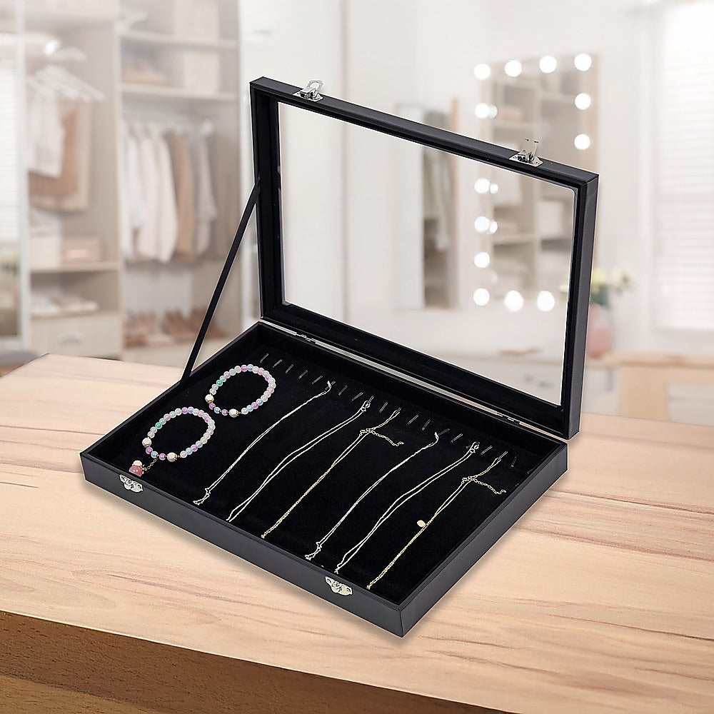 Jewellery Display Box Case for Rings Bracelets Necklaces Retail 5